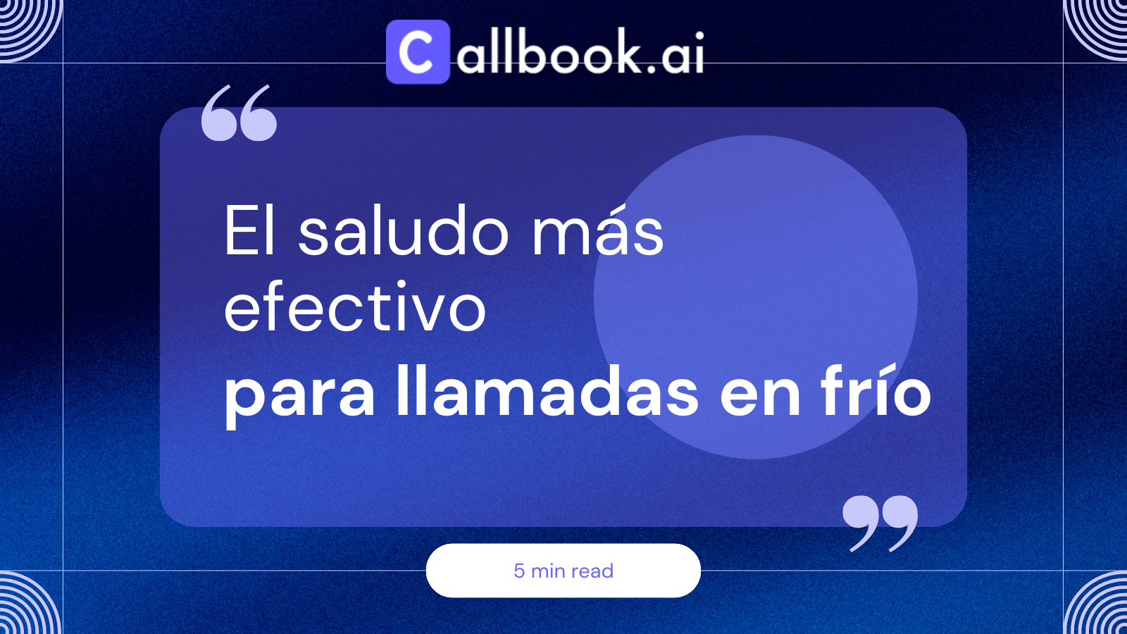 Imagen de portada: Retención de un saludo